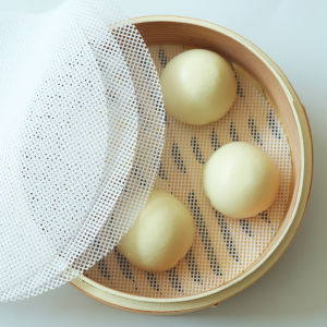 Silicone Steamer Pad round Non-Stick High Temperature Resistant Steaming Small Buns Pot Pad Kitchen Towel Food Grade