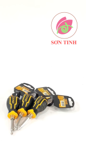 Tua vít 2 đầu 75mm AKISD0202 INGCO – Thép CR-V siêu cứng cán nhựa cao su chống trượt
