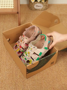 Joy&Mario Sandals For Women Summer Breathable Cartoon Fashionable Flat Womens Birkenstock Sandals