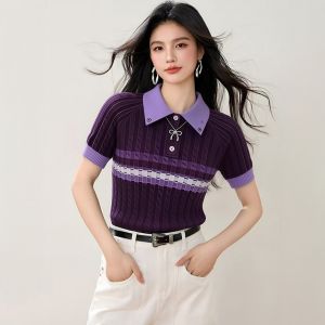 puella | Summer Fashion POLO Neck Knitwear