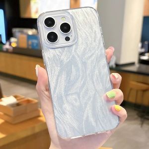 For Samsung Galaxy A73 5G A53 A33 A23 A13 F23 M23 M13 A13Lite 4G Case Soft Silver Back Cover Camlet Laser Phone Cases Carcase