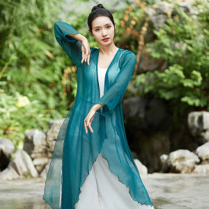 Cardigan Gauze Clothes No Rest Costume Suit Classical Dance