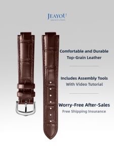 JEAYOU | Genuine Leather Watch Strap