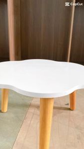 FREESHIP Bàn Trà Bàn Sofa Decor Hình Bông Hoa - Có Chân Gỗ Hoặc Chân Sắt Gấp Gọn Được