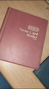 Buku Kartu Nama nc-2s Name Card Holder
