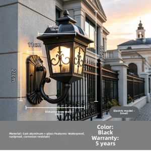 DUOSHANG | Solar Waterproof Outdoor Wall Light