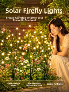 BOOMING LIGHTING | Solar Firefly Outdoor Garden Lights