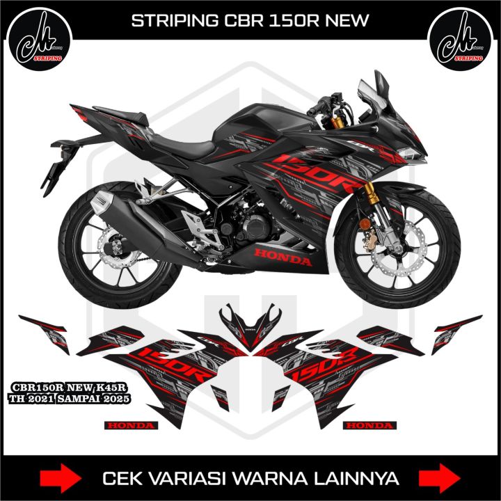 Decal Stiker Striping Honda Cbr 150r New K45r Lis Grafhis