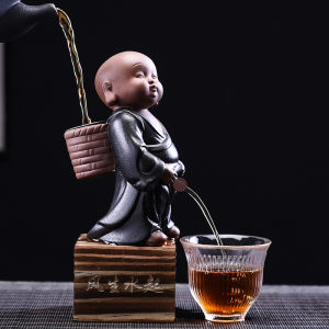 Sáng Tạo Tím / Tím Violet / Tím Hoa Cà Trà Đất Sét Thú Cưng Vật Trang Trí Lọc Trà Bộ Lọc Kung Fu Trà Trà Đạo Phụ Kiện Đi Tiểu Trẻ Em Vui Trà Thú Cưng