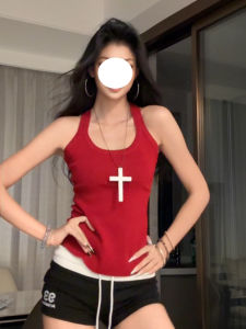 Quần Short Thể Thao Màu Đen Cạp Cao Cho Nữ Mùa Hè Quần Tập Yoga Thường Ngày Quần Short Khiêu Vũ Màu Tương Phản Quần Bó