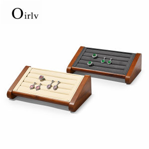 Oirlv Wooden Bevel Ring Bracelet Storage Holder  Earrings Display Stand Jewelry Organizer SM216 SM217