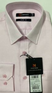 Sơ Mi Caro Tay Dài Màu Hồng Form Tailor Fit Chống Nhăn Lai Bầu - Áo Nam Khatoco