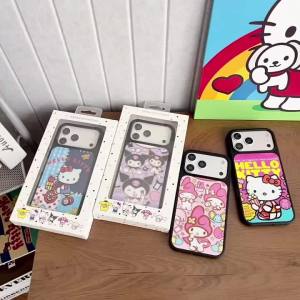 Sanrio | Original Sanrio Hello Kitty Kuromi Melody Magnetic Case For iphone Air 16 15 14 13 17 Pro Max For Magsafe Soft Silicone Cover