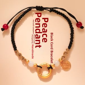 WAMEN | Adjustable Blessing Bracelet with Safety Buckle and Rice Dumpling Pendant