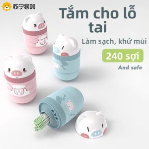 Dây Rửa Tai Nữ Loại Bỏ Mùi Hôi Chống Tắc Nghẽn Dụng Cụ Vệ Sinh Siêu Mịn Dùng Để Rửa Lỗ Tai Bằng Cồn