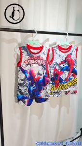 Kids Sport jersey terno SPIDERMAN for 2-7yrs old