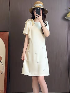 XIYUQI | Slimming Pear-shaped Friendly Summer Dress with 3D Flower