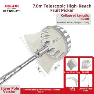 DELIXI | High Reach Fruit Picker Telescopic Pole