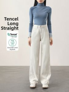 HIPPIE MISS | Tencel Loose Jeans for Pear-shaped Bodies