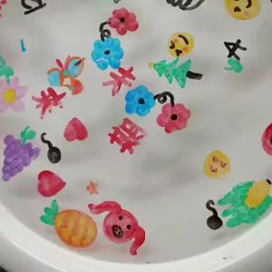 ปากกามาร์กเกอร์ ของเล่นวาดรูป วาดภาพระบายสีน้ํา 8/12 สี ลอยน้ําได้ เมจิก หลากสี Jane Montessori