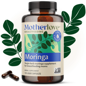 Motherlove Moringa Leaf Breastfeeding Lactation Supplement - 60 Liquid Capsules EXP April 2031