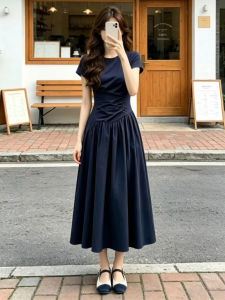 BIFEIMENG | Elegant French Short Sleeve Dress