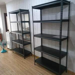 Kệ sắt vlo màu đen trọng tải 70-100kg / tầng Kệ sắt gài thông minh không cần ốc vít