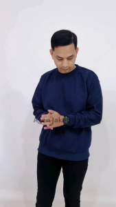 Crewneck Sweater Basic Polos Knitt Comfy Jacket Pria Wanita