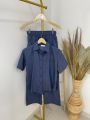 BJ - One set denim 2 warna import bangkok. 