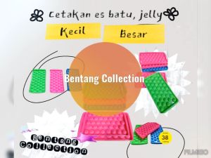 Cetakan Es Jelly Cokelat Telur Puyuh. 1 Pcs