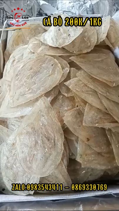 cá bò khô - đặc sản xứ thanh