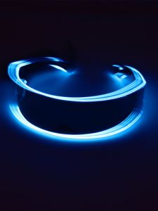 Cyberpunk Future Technology Sense Eye Protection Glasses Science Fiction Luminous Sunglasses Disco JK Photography Ins Trendy Female Led Men