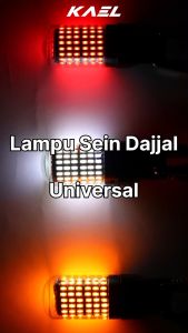 Lampu Sein Dajjal 144 LED Socket 1156 BA15 180 BAU15S 150 T20 Canbus Bayonet Belakang Mundur Motor Mobil Dajal Sen Sign Super Terang Ultra Bright Mata 180\\\" 150\\\" Dajal