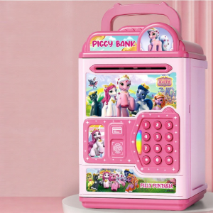 WAMUJIER | One-way Savings Piggy Bank for Girls with Password Protection