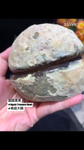 🇲🇾ready stock 100%natural jubaopen collection Yellow Skin Agate Treasure Bowl 👁️黄皮玛瑙聚宝盆 ｜ 整颗形体圆美 ｜ 象征才气圆满 Batu akik kuning berbentuk periuk harta karun