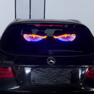 【Clearance Sale】2pcs USB Dynamic Devil Eyes Light For Cars LED Matrix Pixel Panel RGB Screen LED Display Animated Car Truck Eye Decorative Light