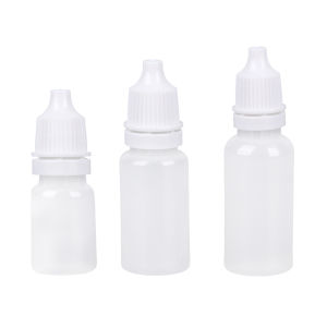 【New Arrival】50pcs Clear Plastic Tincture Bottles Squeezable 5/10/15ml Eyedrops Bottles Refillable Empty Leakproof Thickening Antioverflow for Travel Suit