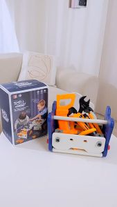 40-piece set Toolbox Kit Educational Toys Boys Tool Set Simulation Plastic Repair Tools Christmas Gift 【Exquisite gift box packaging】