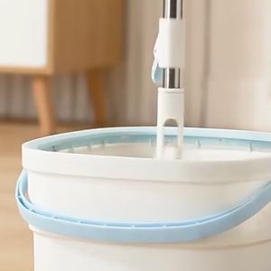 Rotating Mop: Stainless Steel & Polypropylene Material for Living Room & Bathroom