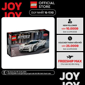 LEGO SPEED CHAMPIONS 77240 Đồ Chơi Lắp Ráp Siêu Xe Thể Thao Bugatti Centodieci (291 Chi Tiết)