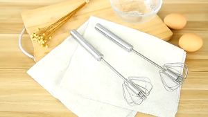 Dụng Cụ đánh trứng bán tự động bằng thép không gỉ khuấy kem đánh khuấy dụng cụ làm bánh