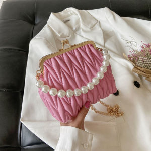 Túi Xách Đeo Chéo Hình Con Sò Thời Trang Cho Nữ Túi Xách Đeo Chéo Bằng Da PU Mềm Màu Trơn Phong Cách Hàn Quốc Túi Xách Đeo Vai Đơn