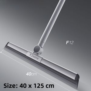 David Silicone Magic Broom And Mop Floor Scrubber Wet And Dry Dual Purpose Bathroom Tool Stainless Steel Aluminum Plastic