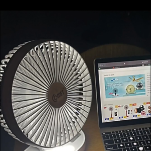 Quạt Sạc USB Comet CRF1406 Nhỏ Gọn Pin Rời Dung Lượng Cao 3 Chế Độ Mát Lạnh