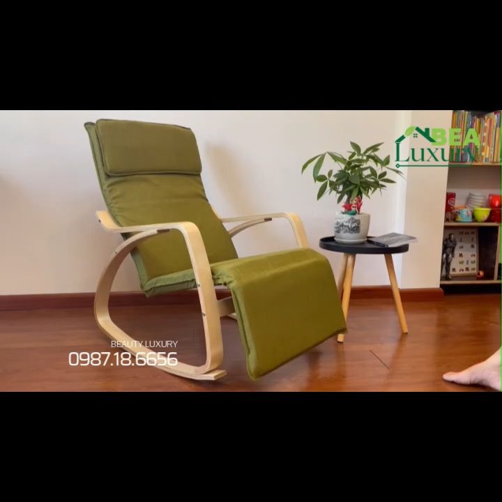 Ghế poang dài đọc sách thư giãn bập bênh decor phòng khách giá rẻ chất ...