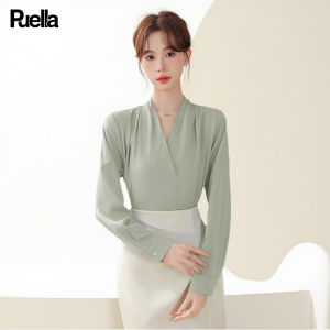 puella | Elegant French Style Satin Shirt