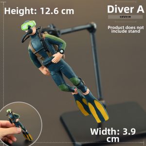 MENGSILE | Realistic Solid Diver Model Figure