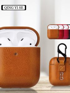 Portable Apple AirPods 2 Generation Protective Case Bluetooth Earphone Shell Soft PC Material Simple Style Cute Healing Trend