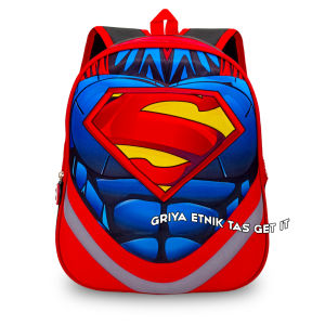 TAS PREMIUM MAHAL Tas Anak Sekolah Laki-laki TK Paud Karakter Gambar Timbul Emboss