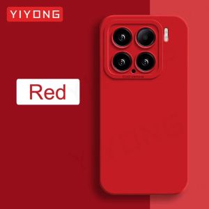 For Xiaomi 15 Case YIYONG Original Liquid Silicone Soft Cover For Xiaomi Mi 15 14 Xiomi Mi14  Mi15 Xiaomi15 Pro 5G Phone Cases